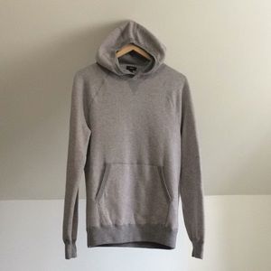 VINCE Wool Blend Hooded Pocket Sweatshirt